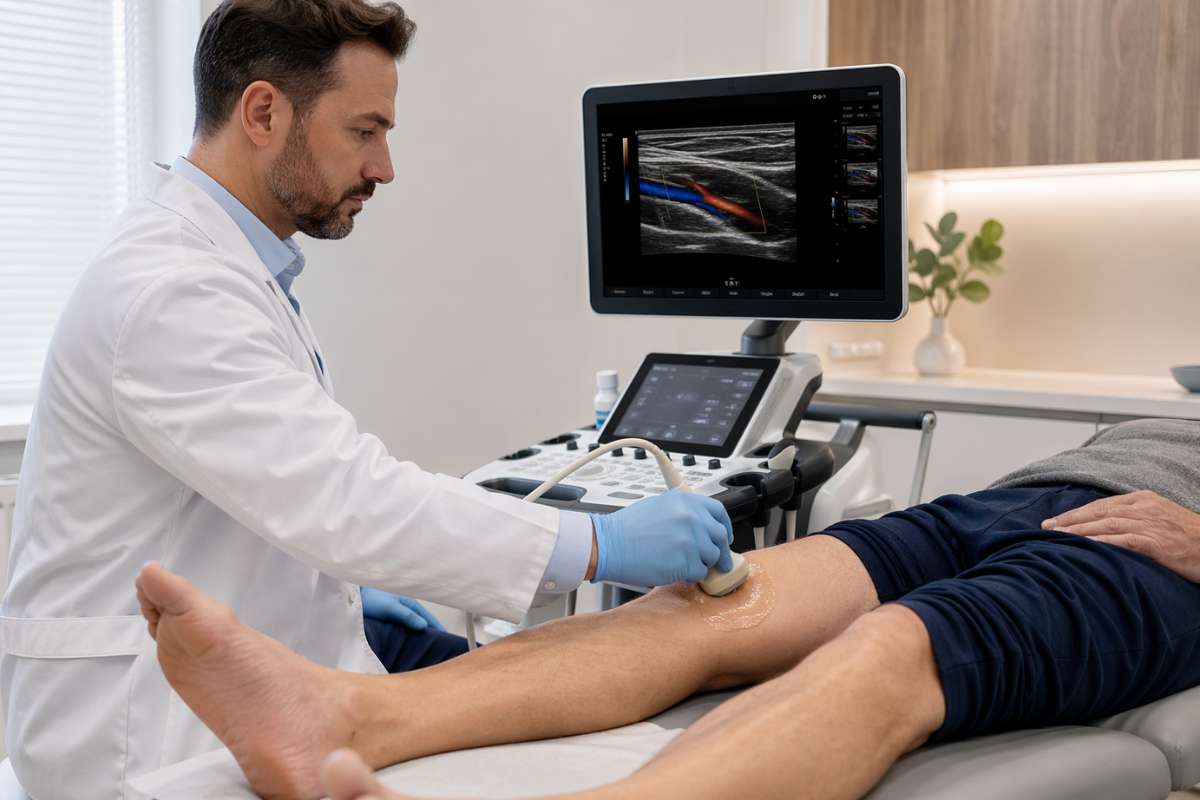 Doppler de vasos venoso de miembros inferiores