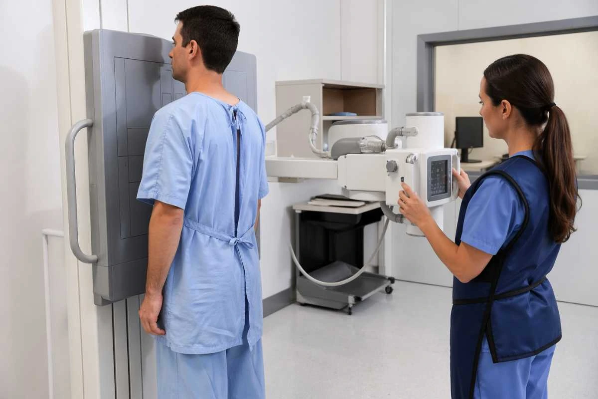 Radiografía de columna lumbar